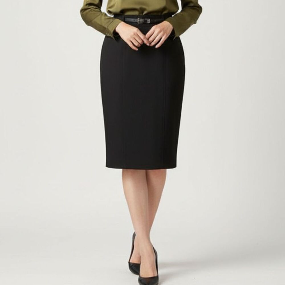 GAP Black Basic Knee Length Pencil Skirt NEW 2
